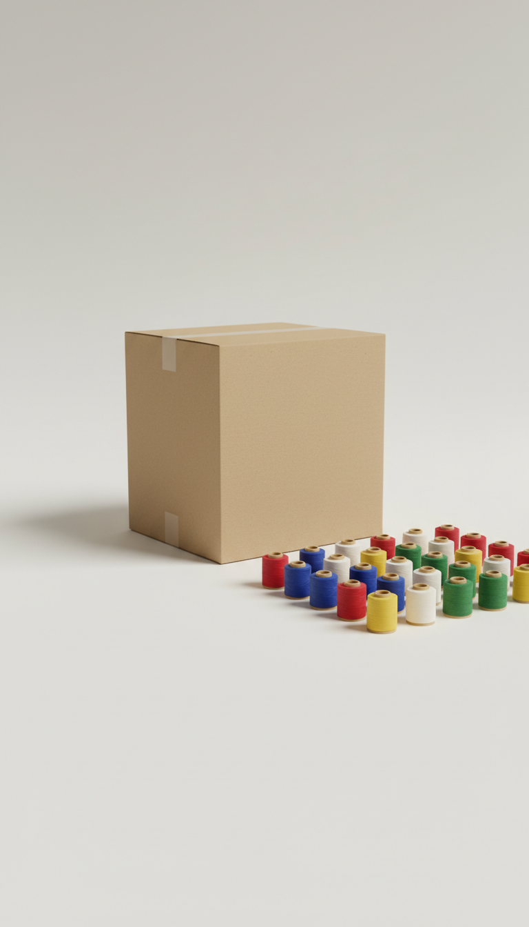 Bulk filament box with bold graphics