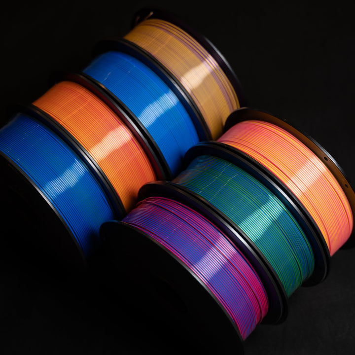 Silk PLA Filament - Including Dual/Tri-Color
