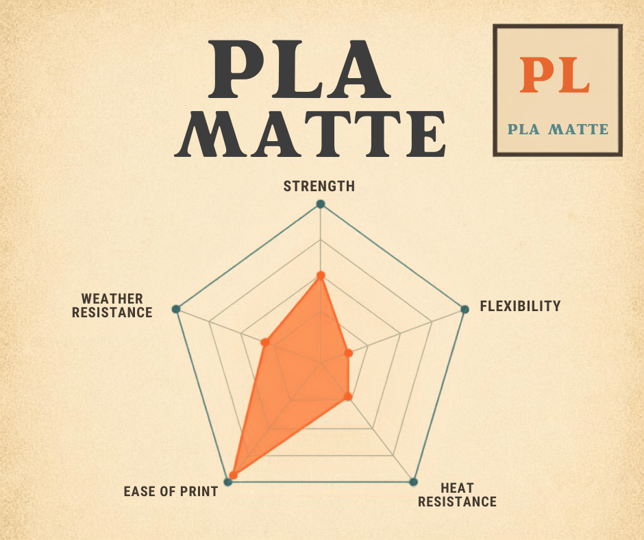 Matte PLA Filaments