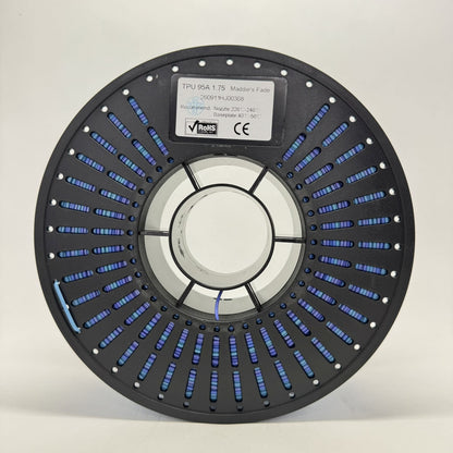 TPU 95A Gradient filament spool, Maddie's Fade, front view